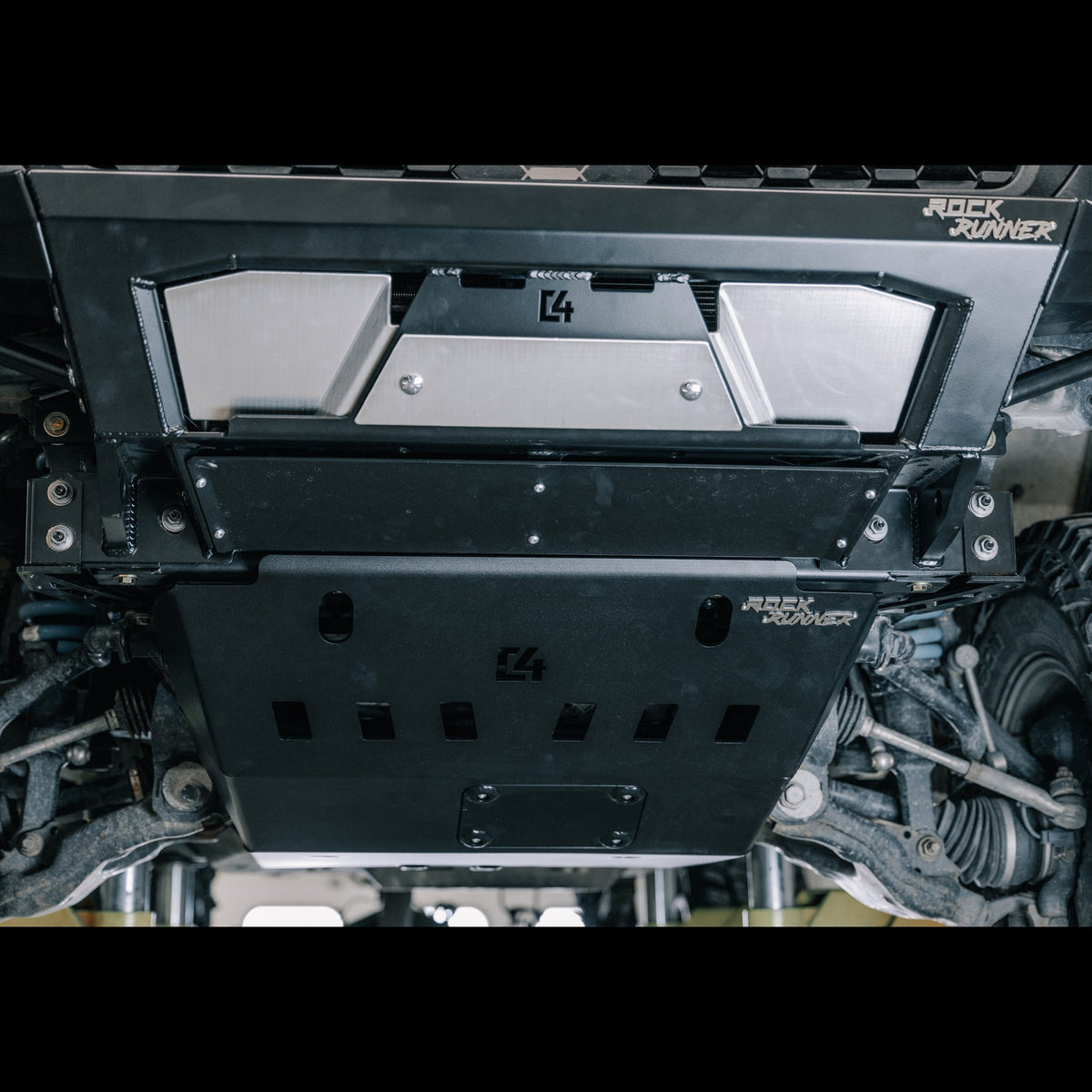 2016-2023 Toyota Tacoma Rock Runner Front Skid Plate w/Cross Member Delete