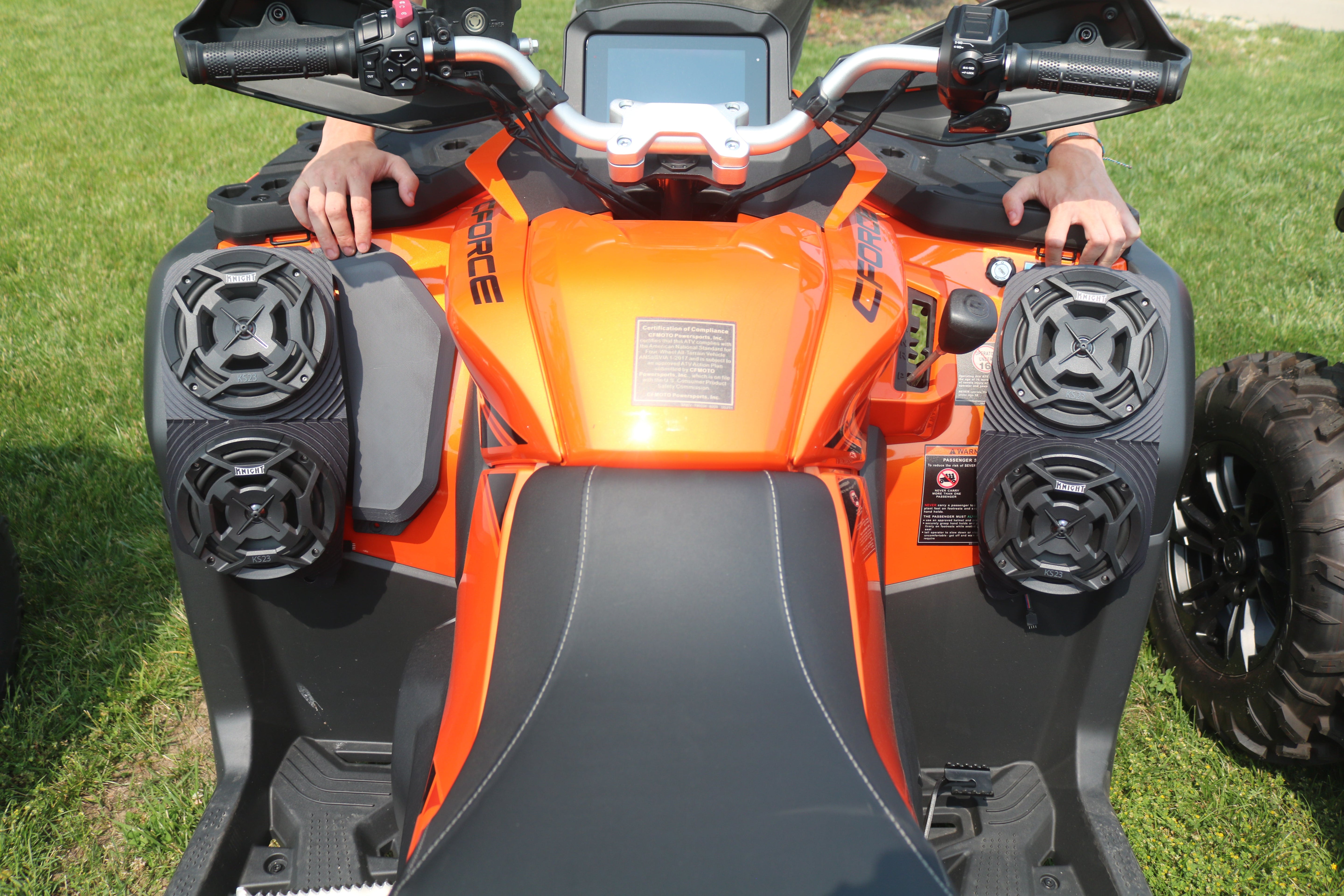 2025 to 2026 CFMOTO CForce 800/1000 Waterproof Fender Speaker Pods