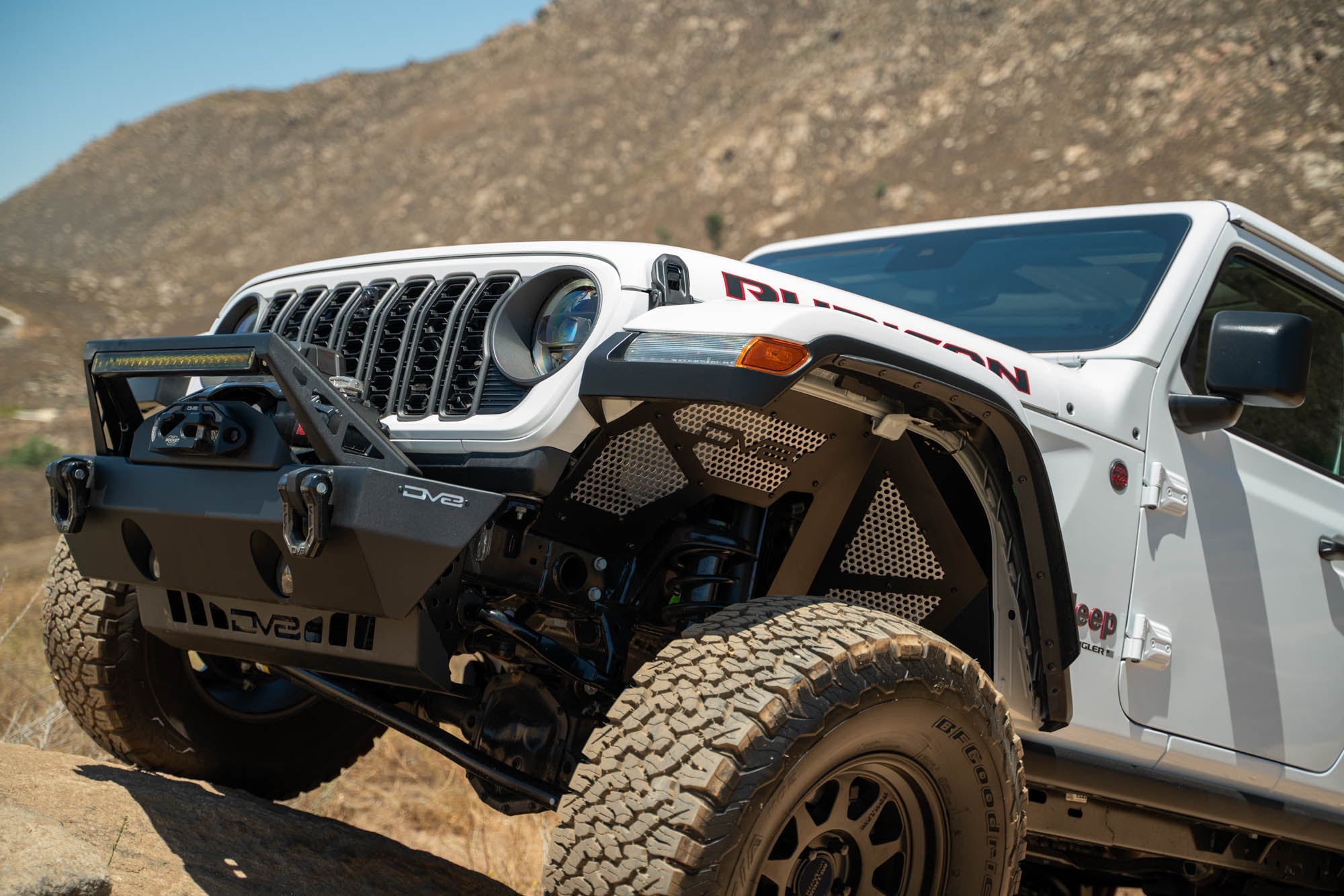 2018 2025 Jeep Wrangler JL JLU Gladiator JT Front Inner Fenders DV8 Offroad