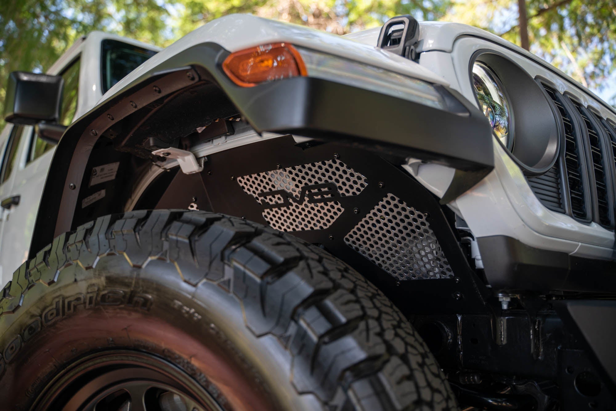 2018 2025 Jeep Wrangler JL JLU Gladiator JT Front Inner Fenders DV8 Offroad