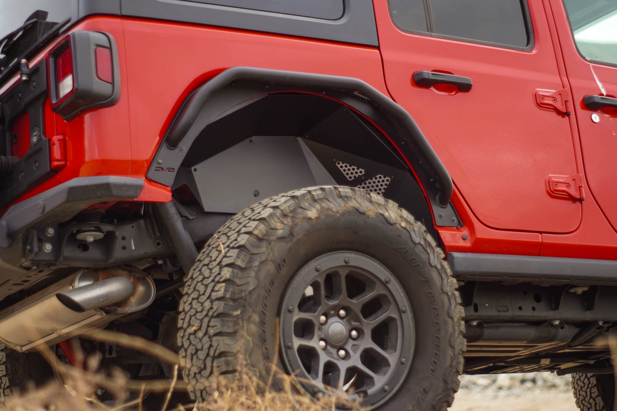 2018 2024 Jeep Wrangler JL JLU Rear Inner Fenders DV8 Offroad