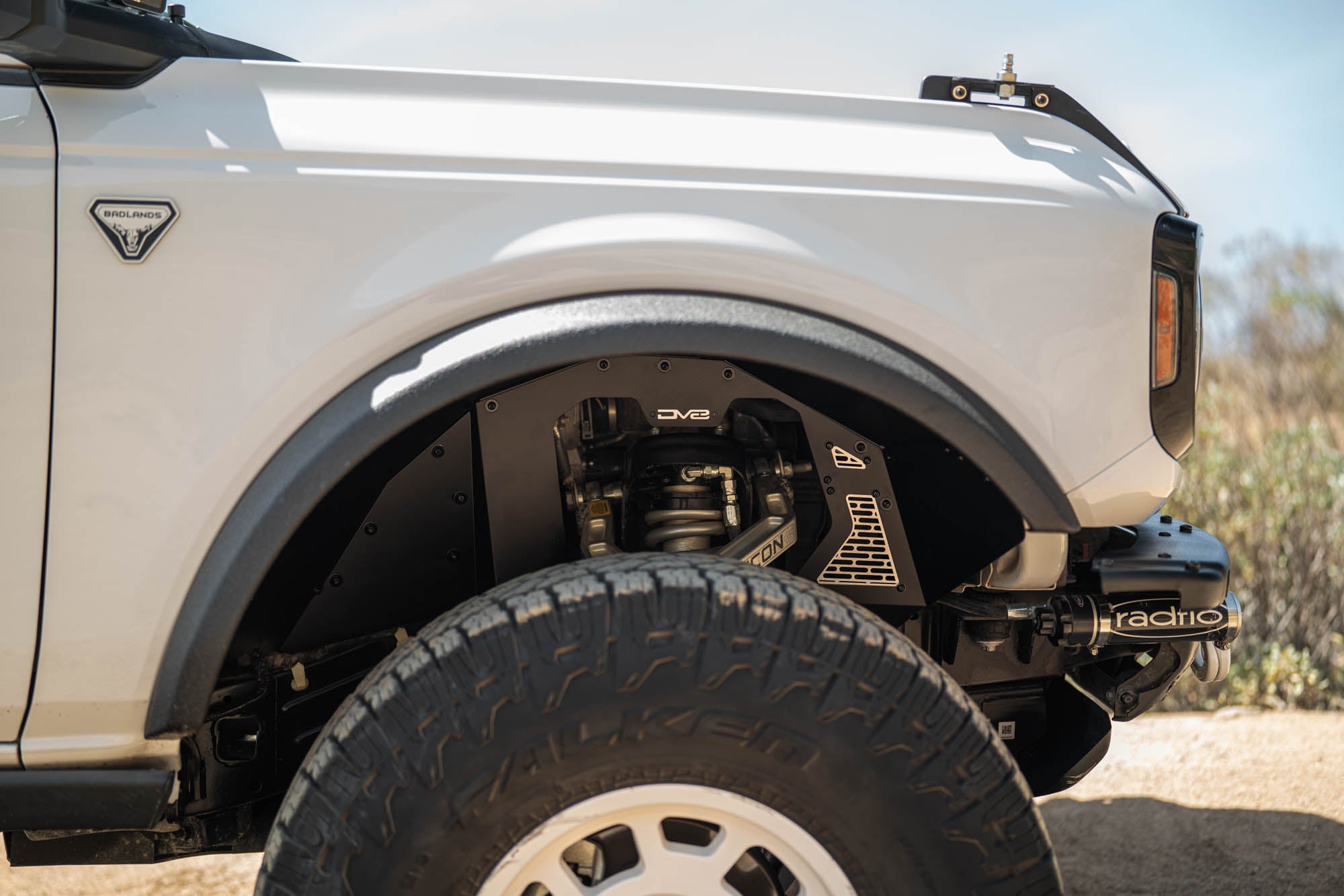 2021 2025 Ford Bronco Addictive Desert Designs Front Inner Fenders DV8 Offroad