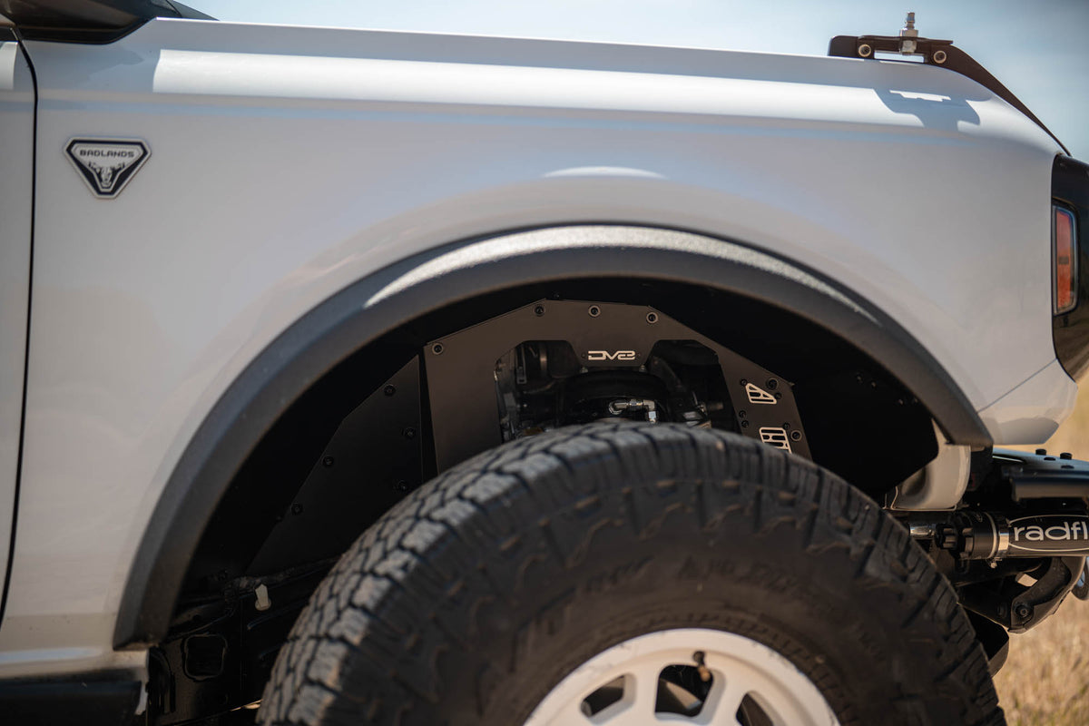 2021 2025 Ford Bronco Addictive Desert Designs Front Inner Fenders DV8 Offroad