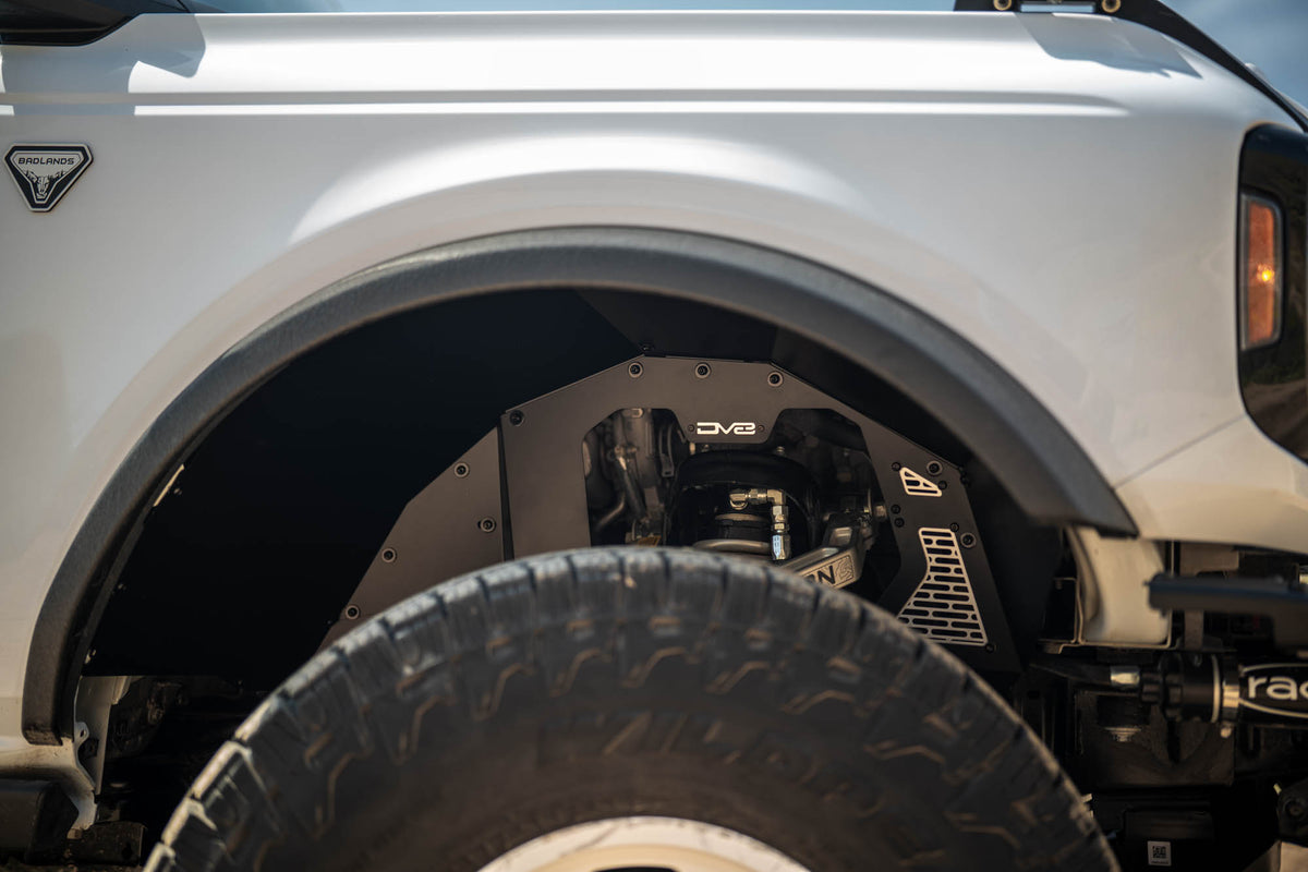 2021 2025 Ford Bronco Addictive Desert Designs Front Inner Fenders DV8 Offroad