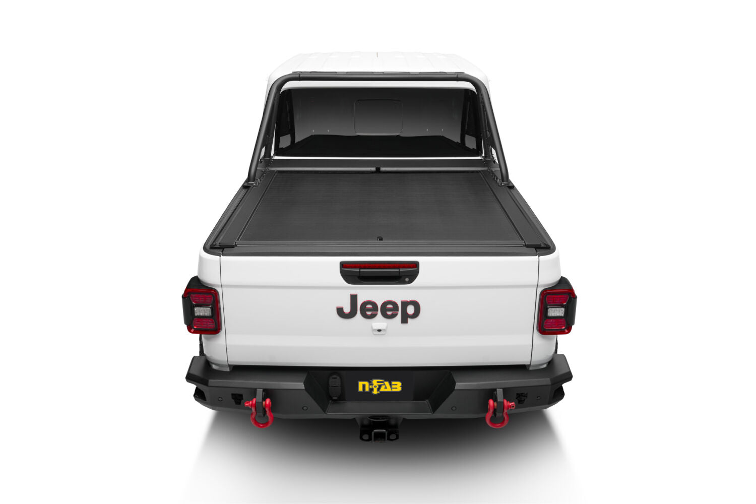 ARC Sports Bar 2020-2024 Jeep Gladiator TX Blk Works with Roll-N-Lock and Rugged Ridge Armis Retractable Bed Cover Only NFab