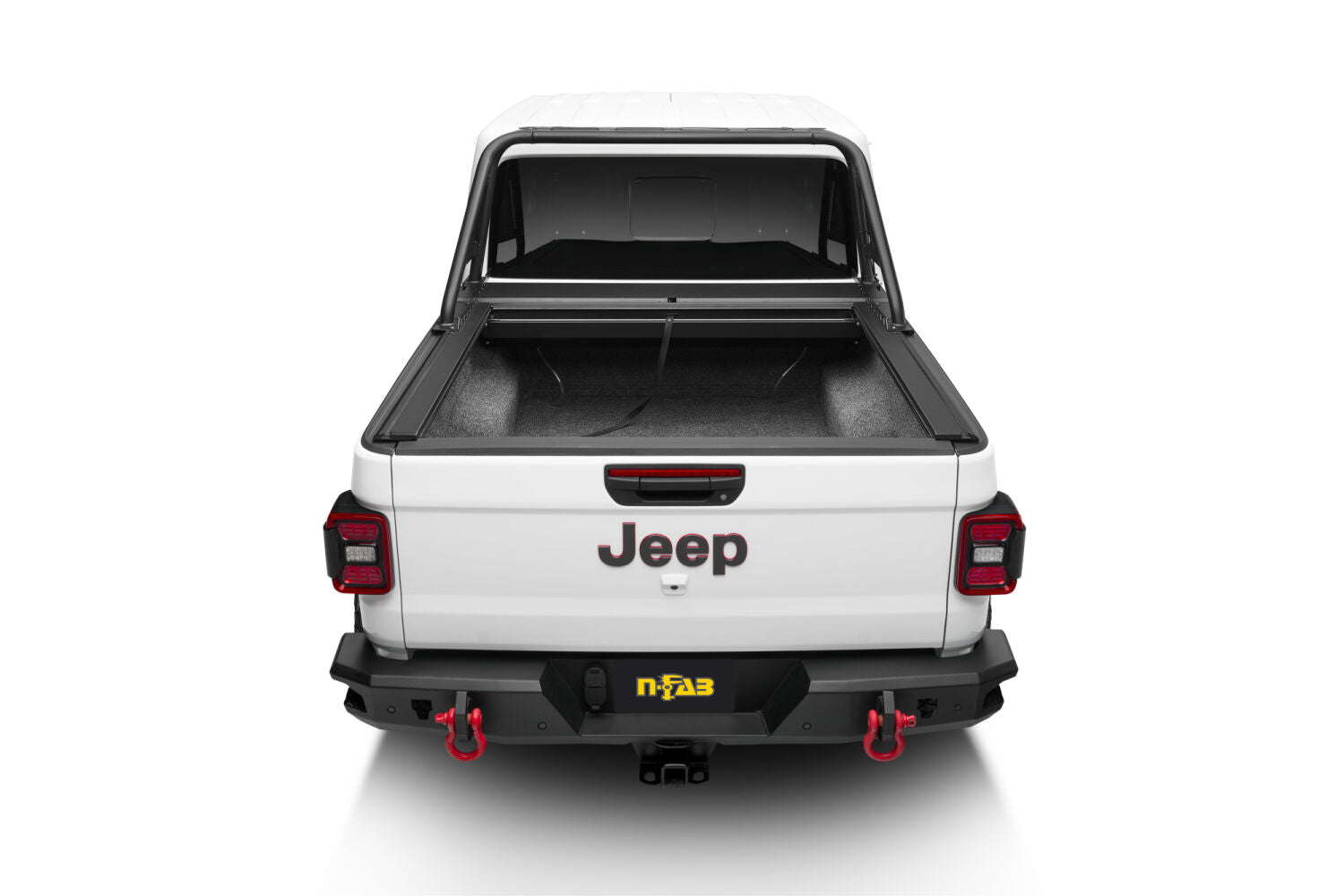 ARC Sports Bar 2020-2024 Jeep Gladiator TX Blk Works with Roll-N-Lock and Rugged Ridge Armis Retractable Bed Cover Only NFab