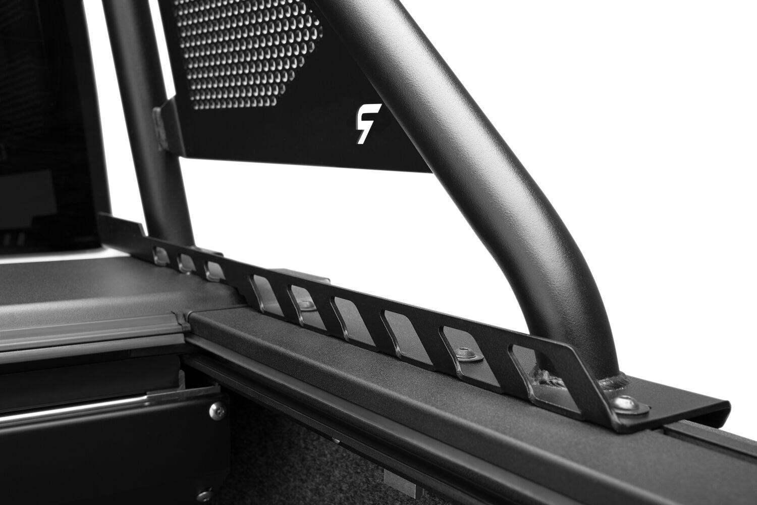 ARC Sports Bar 2020-2024 Jeep Gladiator TX Blk Works with Roll-N-Lock and Rugged Ridge Armis Retractable Bed Cover Only NFab