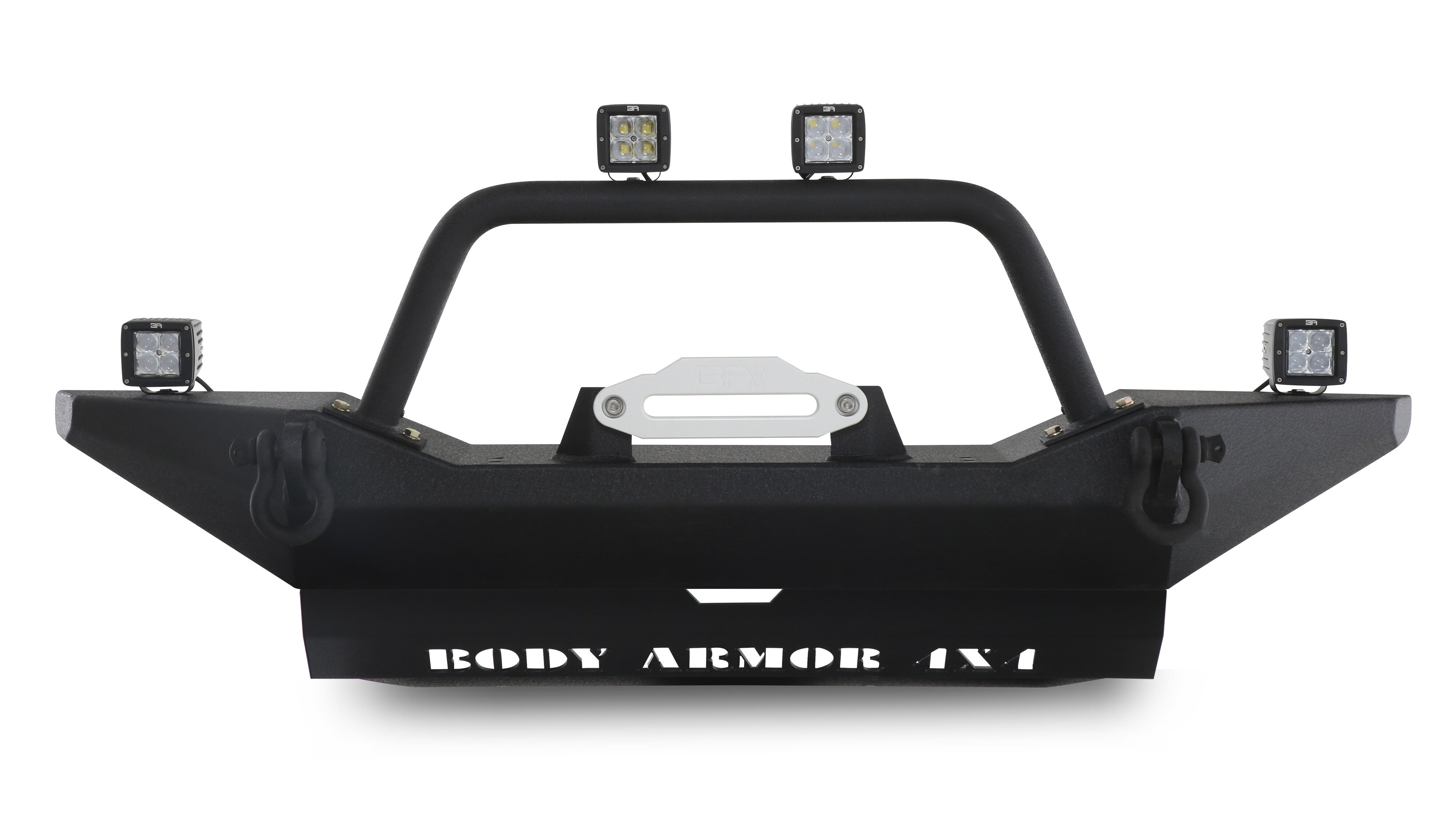 2007-2018 Jeep Wrangler JK Front Bumper Full-Width Body Armor 4X4