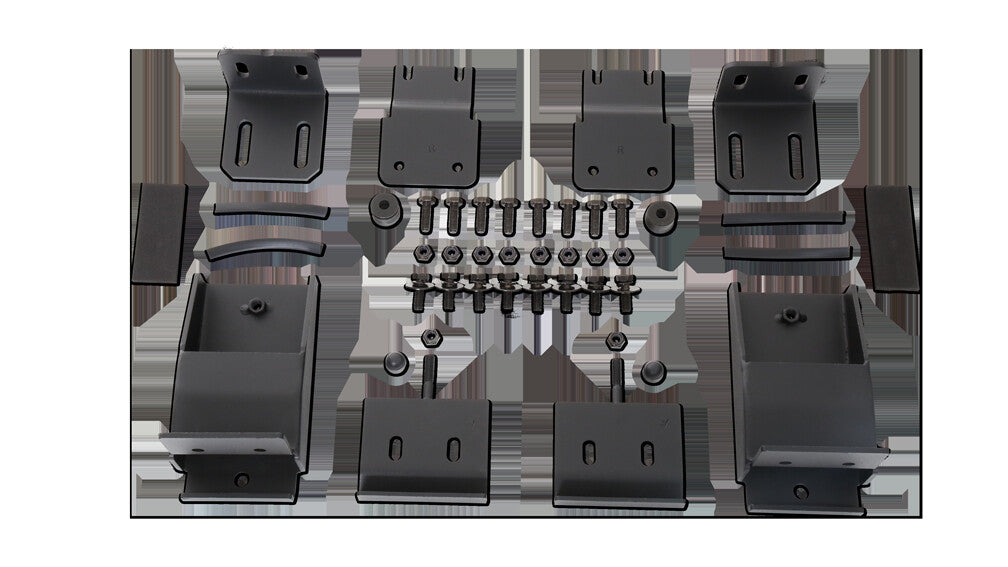 2007-2018 Jeep Wrangler JK Roof Rack Mount Kit Body Armor 4X4