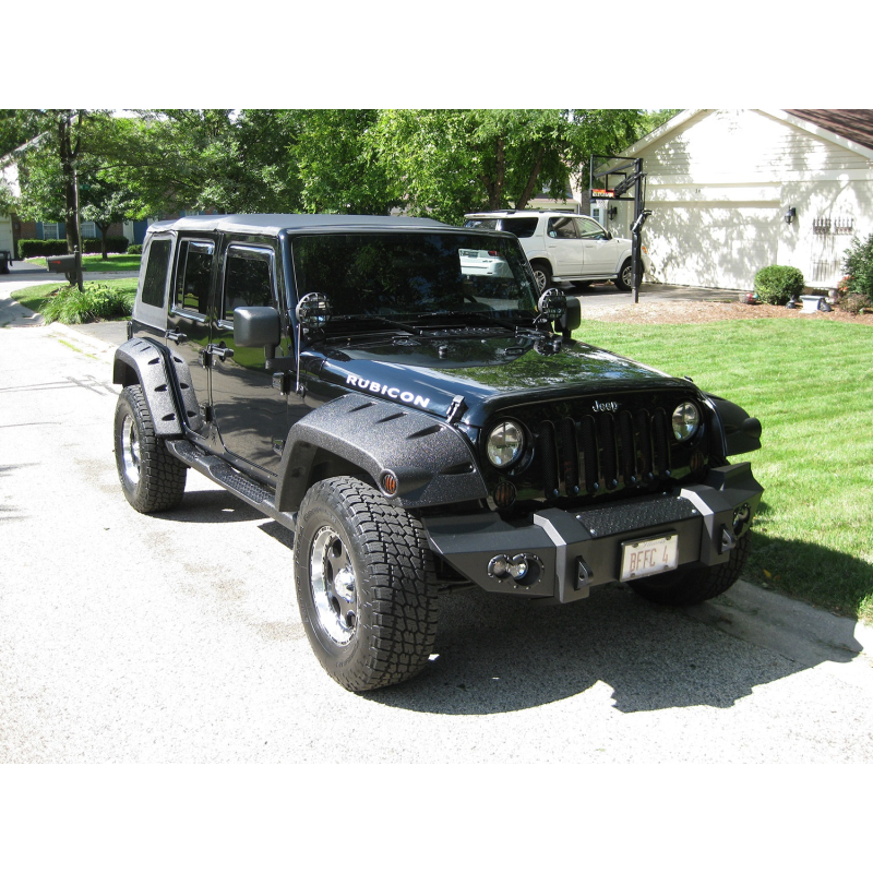 Fab Fours Lifestyle Winch Front Bumper Model JK07-B1851-1