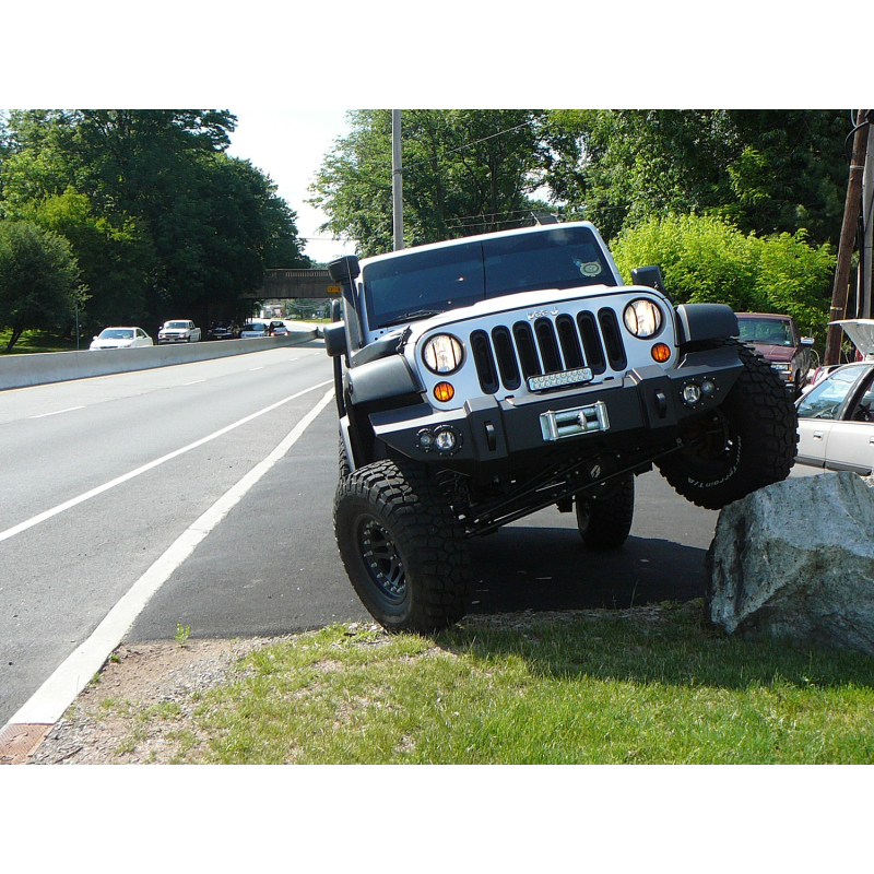 Fab Fours Lifestyle Winch Front Bumper Model JK07-B1851-1