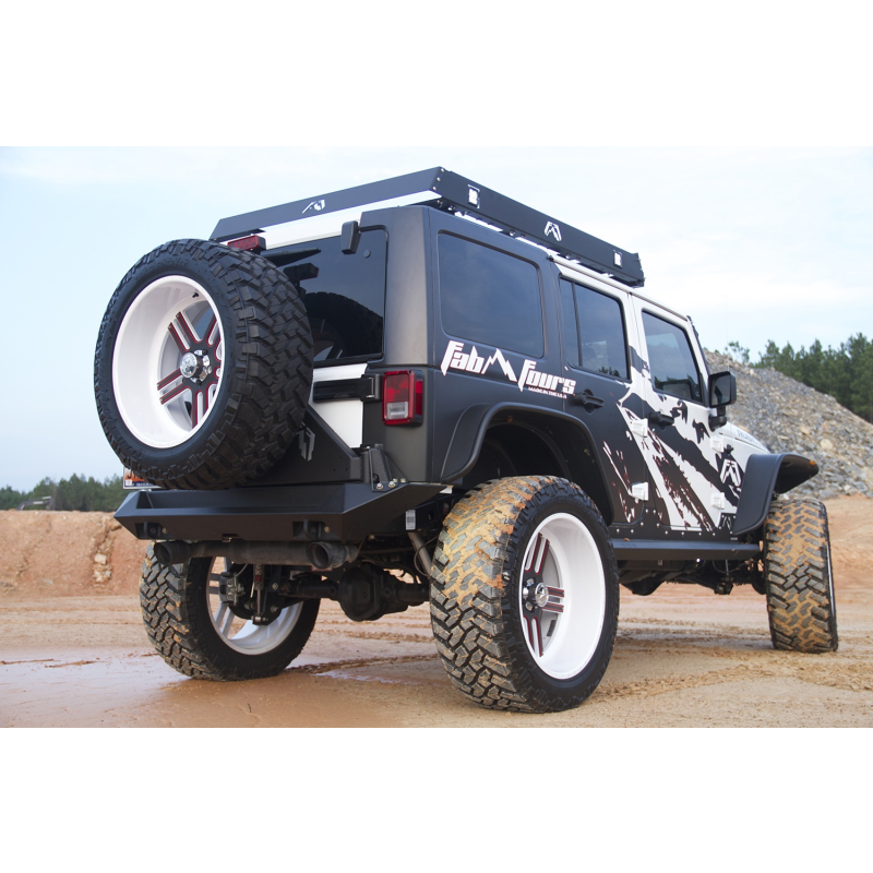 Fab Fours Heavy Duty Rear Bumper JK07-Y1251-1