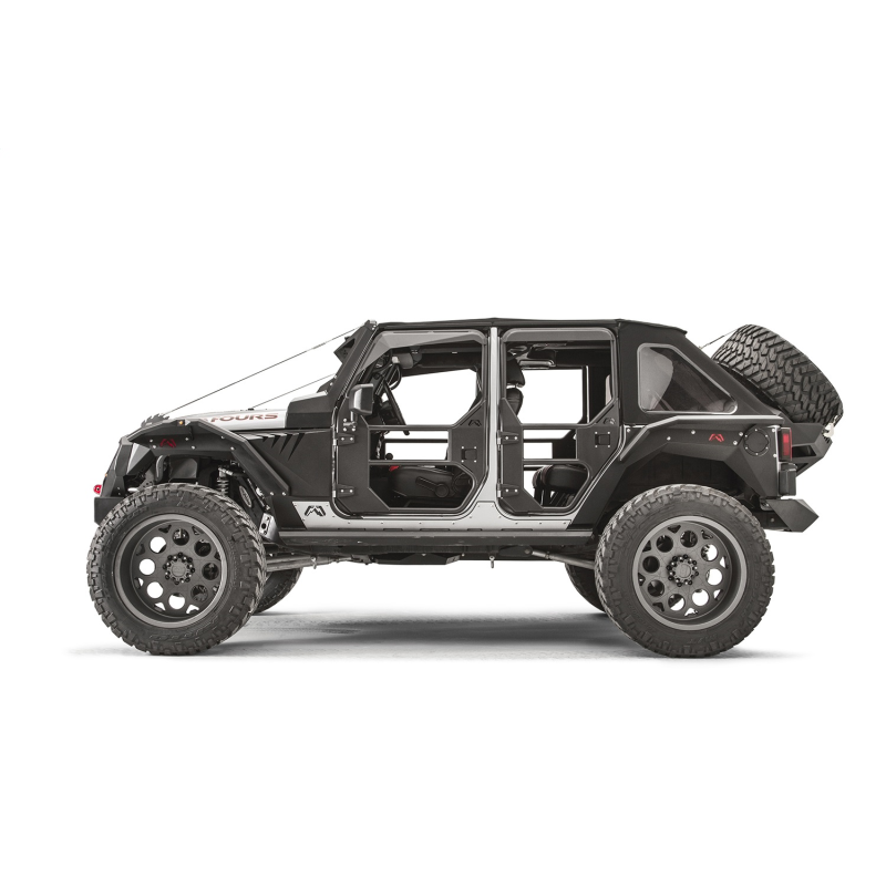 Fab Fours Full Tube Doors Height 4 in. Model JK1030-1