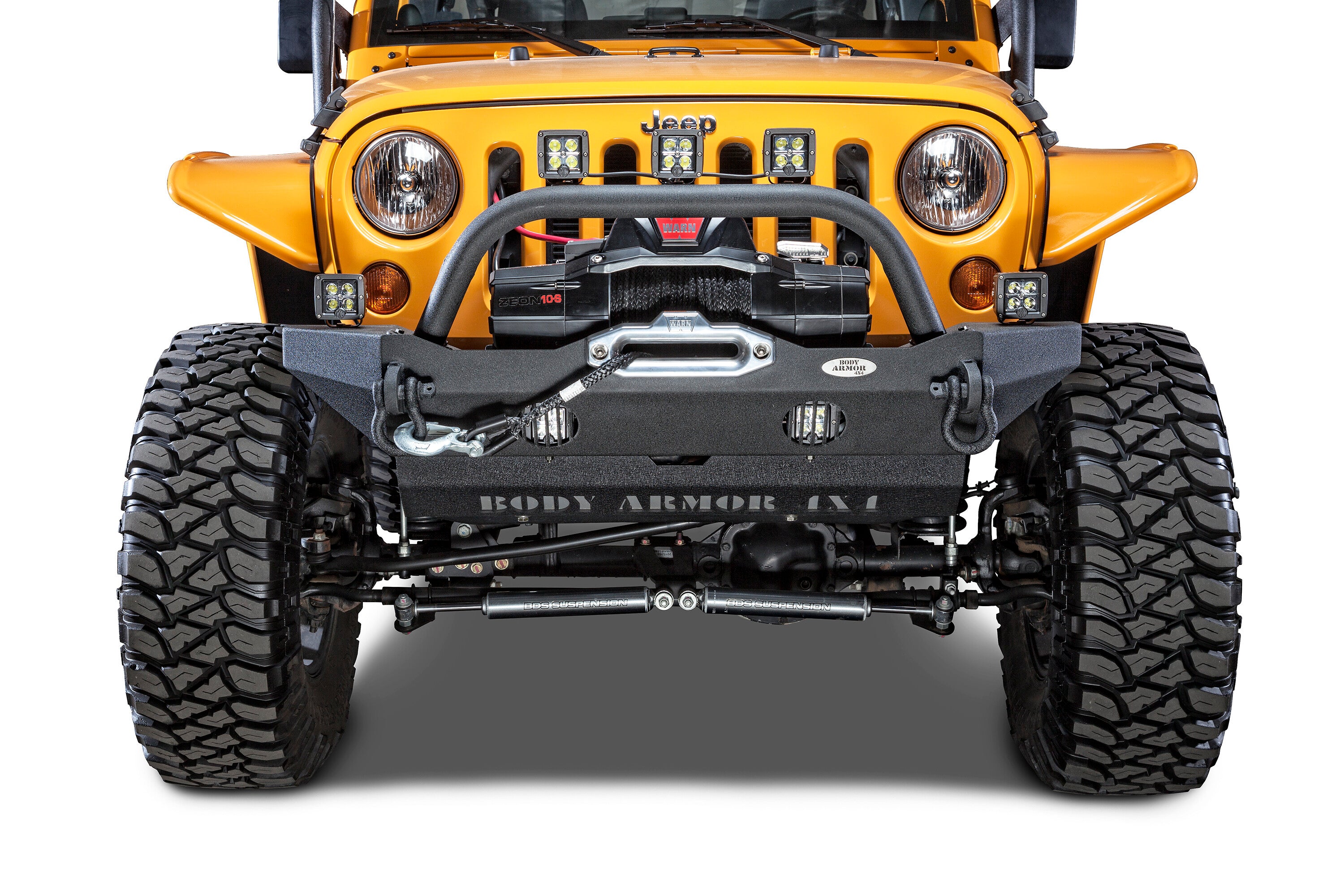 2018-2026 Jeep Wrangler Jl/ Gladiator JT Mid-Stubby Front Bumper Body Armor 4X4