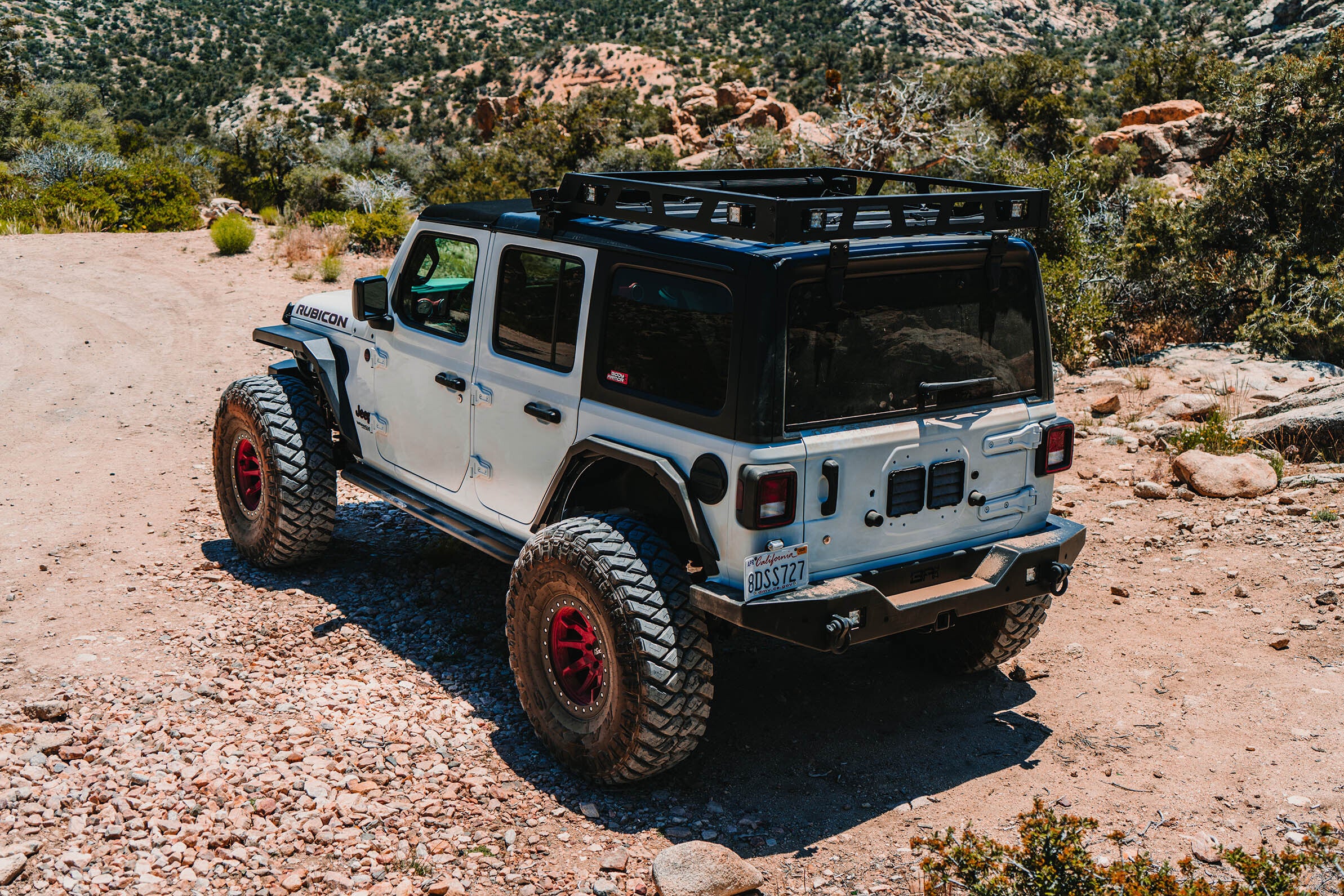 2018-2026 Jeep Wrangler JL Full-Width Rear Bumper Body Armor 4X4