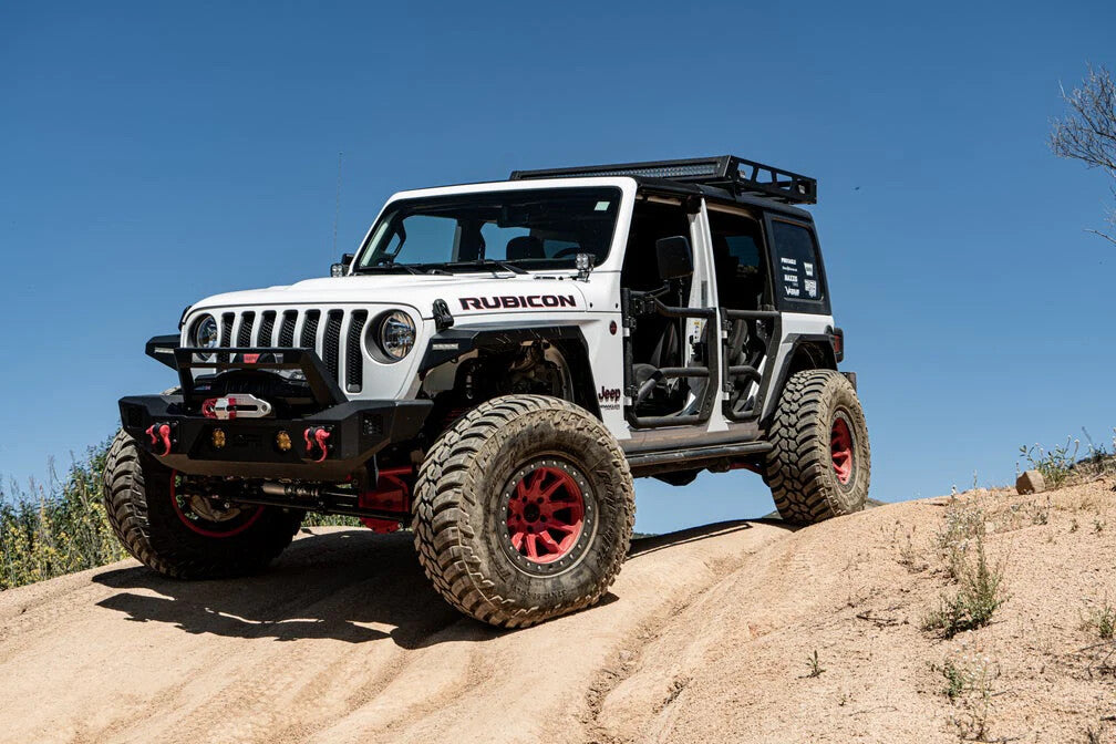 2018-2025 Jeep Wrangler JL & Gladiator JT Tube Doors Front, Pair Body Armor 4X4