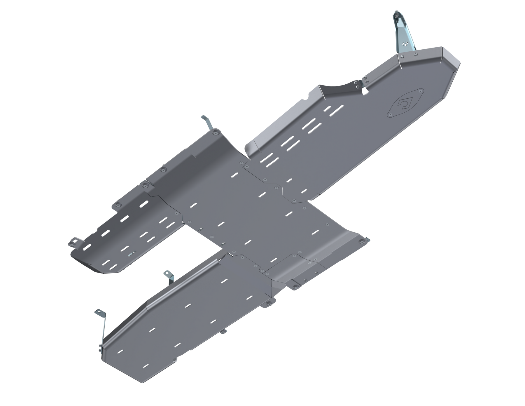 JLU Full Bellypan With Oil Door - 4 Door 3.0L Diesel Aluminum Artec Industries