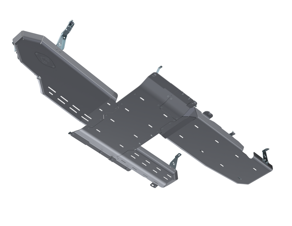 JLU Full Bellypan With Oil Door - 4 Door 3.0L Diesel Aluminum Artec Industries
