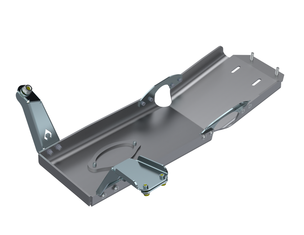 JLU Oil Skid Only With Oil Door - 2 and 4 Door 3.6L Aluminum 18-20 Artec Industries