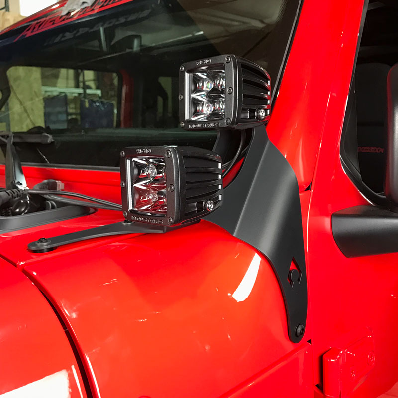JL A-Pillar Dual Led Cube Light Mount Artec Industries