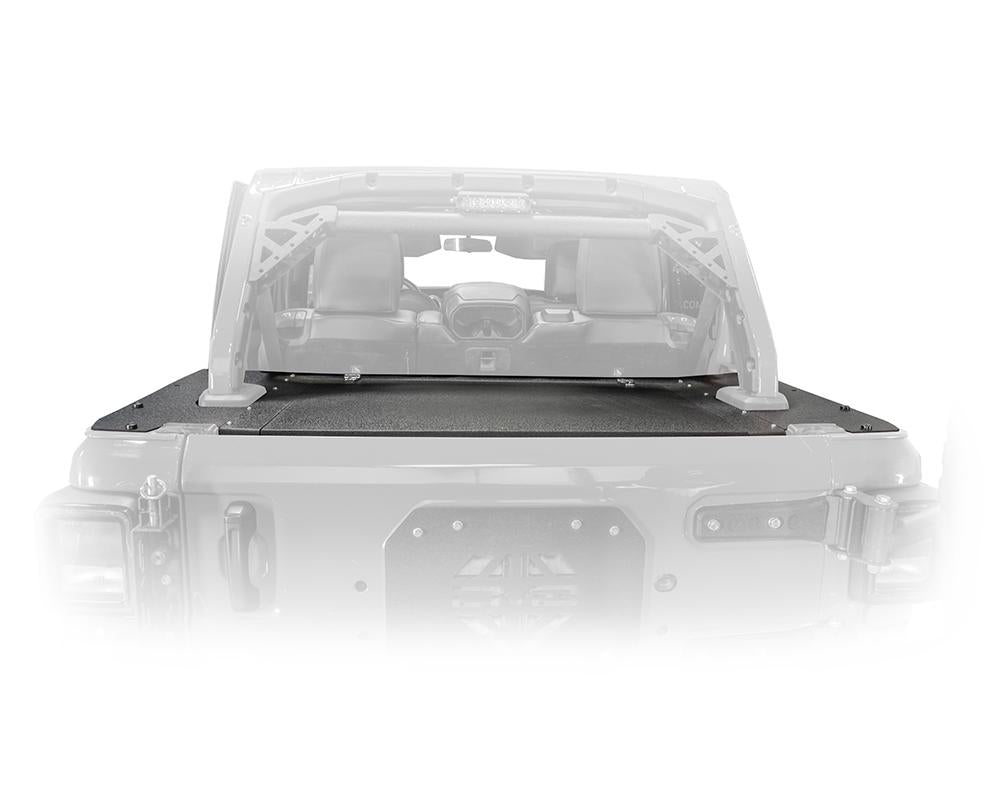2018 2023 Jeep Wrangler JL JLU Jeep JL 4 Door Rear Storage Security Cover DV8 Offroad