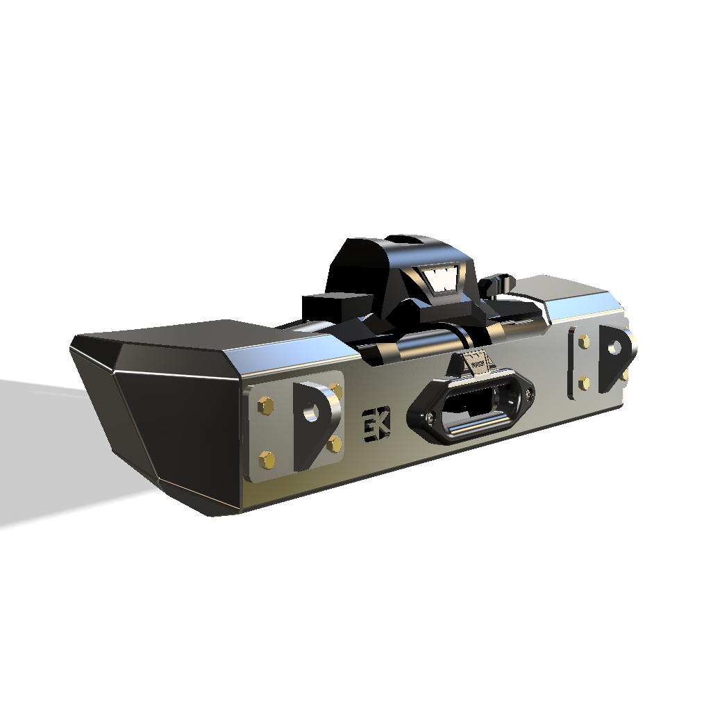 Gauntlet Front Bumper w/Winch Plate for Jeep JL/JT (2018+)