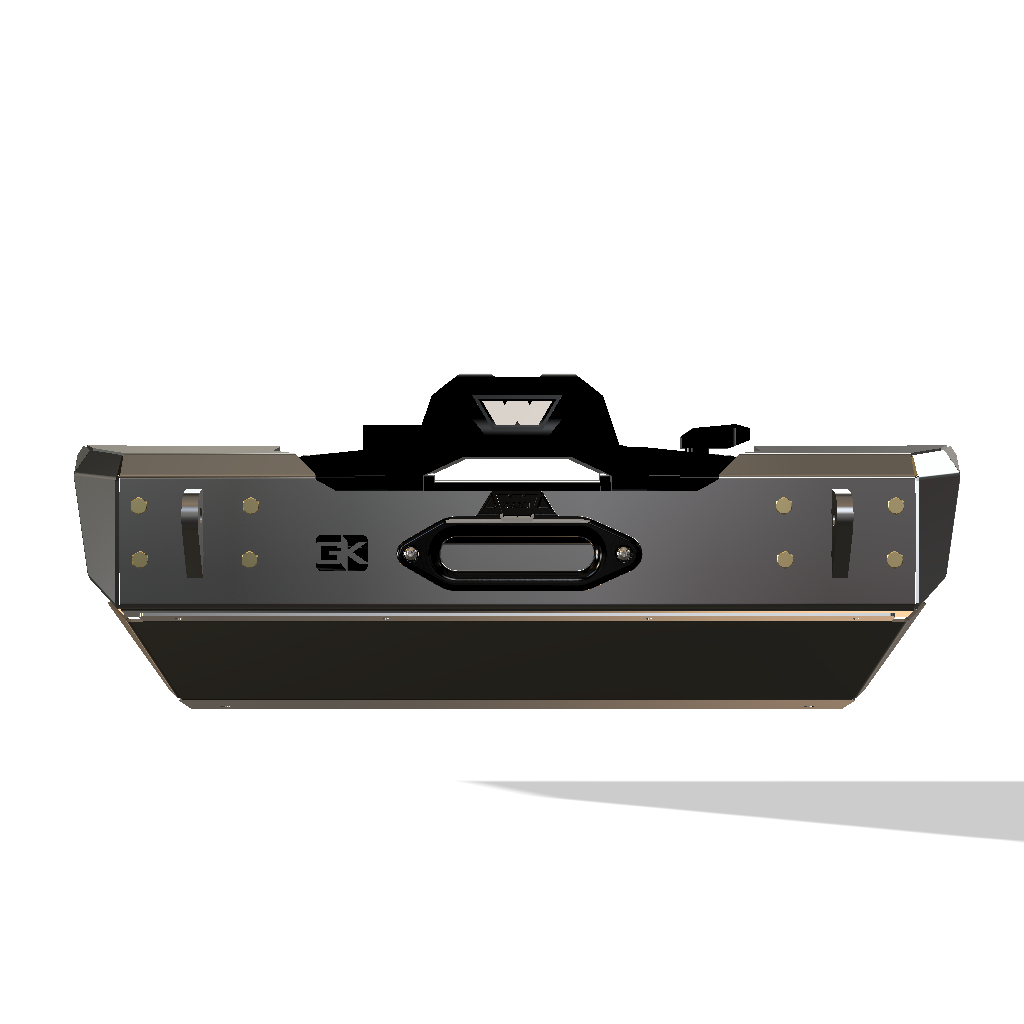 Gauntlet Front Bumper w/Winch Plate for Jeep JL/JT (2018+)
