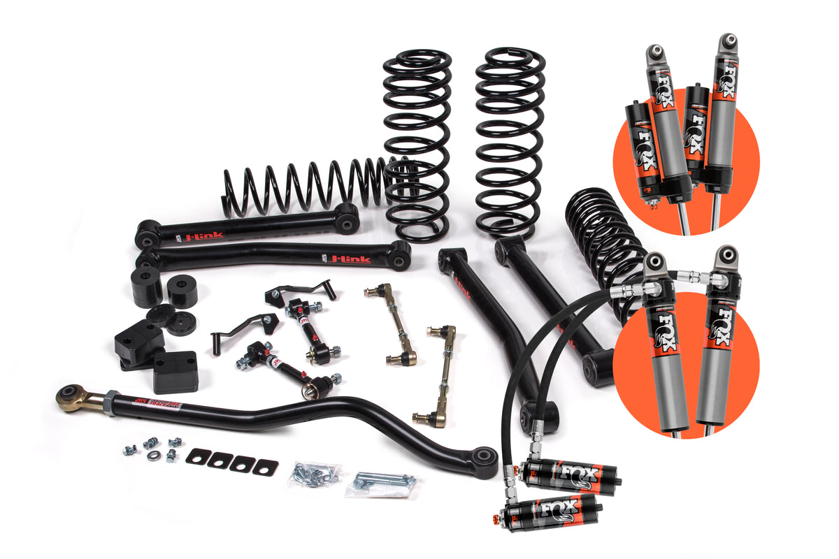 2018-2024 Jeep Wrangler JL J-Konnect 2.5 Inch Lift Kit 4 Door HD Rate Coils JSPEC