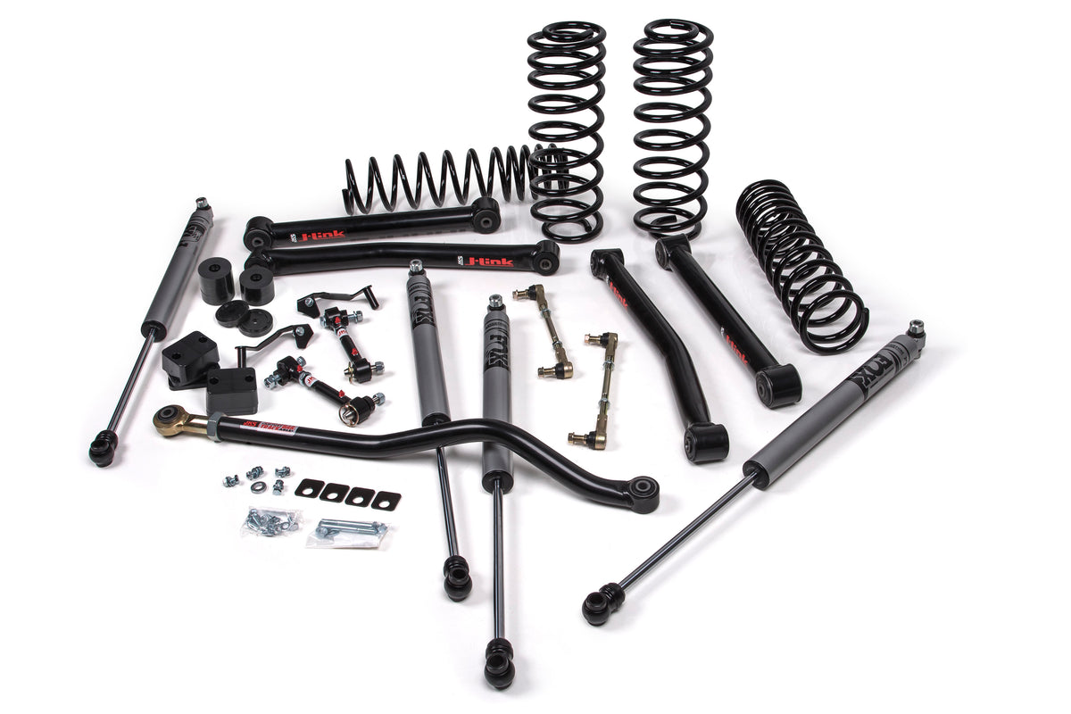 2018-2024 Jeep Wrangler JL J-Konnect 3 Inch Lift Kit 2 Door HD Rate Coils JSPEC