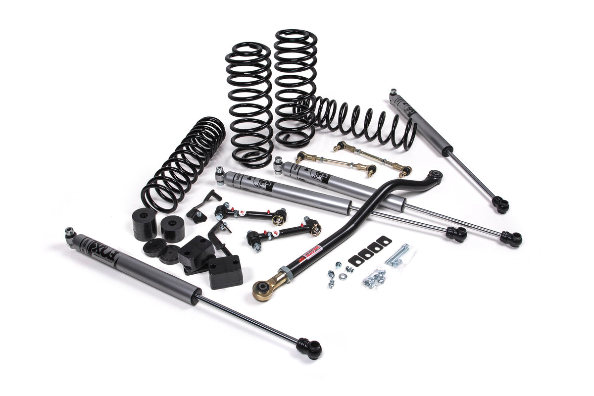 21-25 Jeep Wrangler JL 4xe 4 Door 2 Inch J-Venture Suspension Lift Kit Fox 2.0 Adv Series Shocks JSPEC