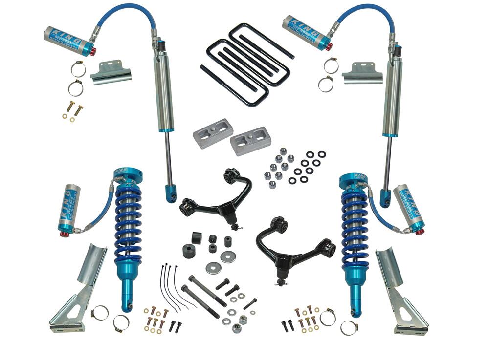 3 Inch Lift Kit 2005-2023 Toyota Tacoma (will Not fit 2WD with 5-lug wheels) with King 2.5 Series Shocks Superlift
