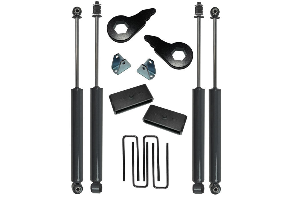 2 Inch Lift Kit 2001-2010 Chevy Silverado/GMC Sierra 2500 Hd/3500 Hd 4WD with Superlift Rear Shocks Superlift