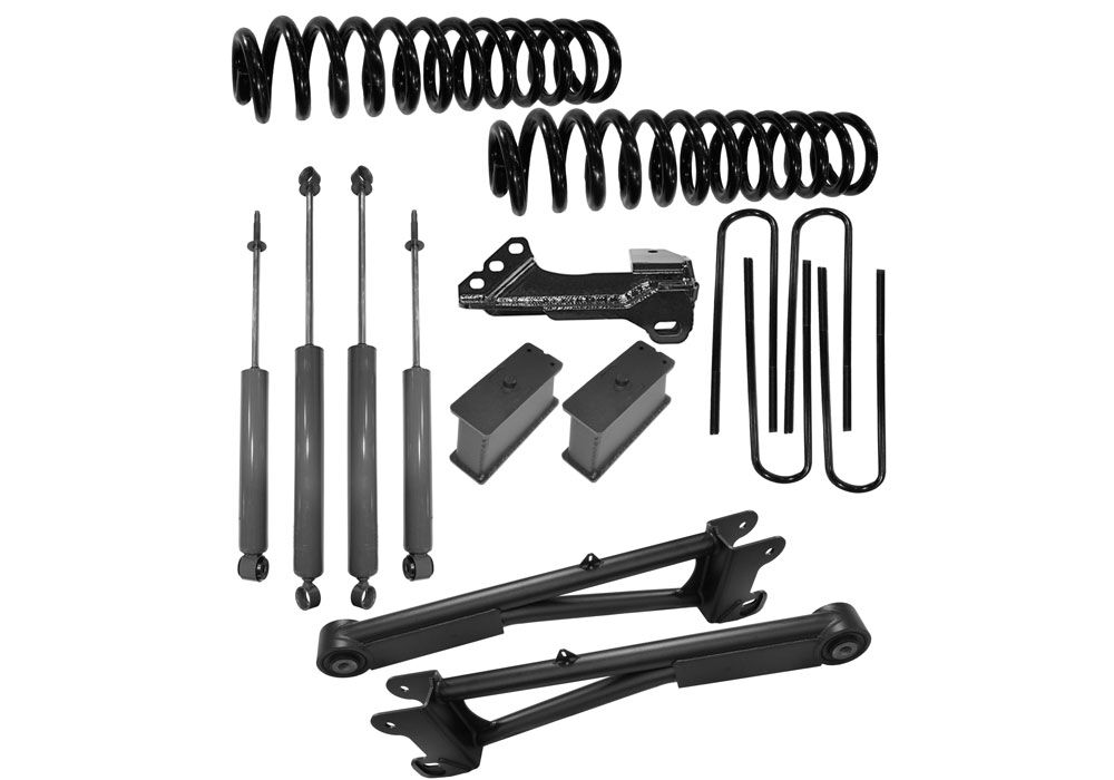 2 Inch Coil Spring Lift Kit 2005-2007 Ford F-250/F-350 4WD with Radius Arms and Superlift Shocks Superlift