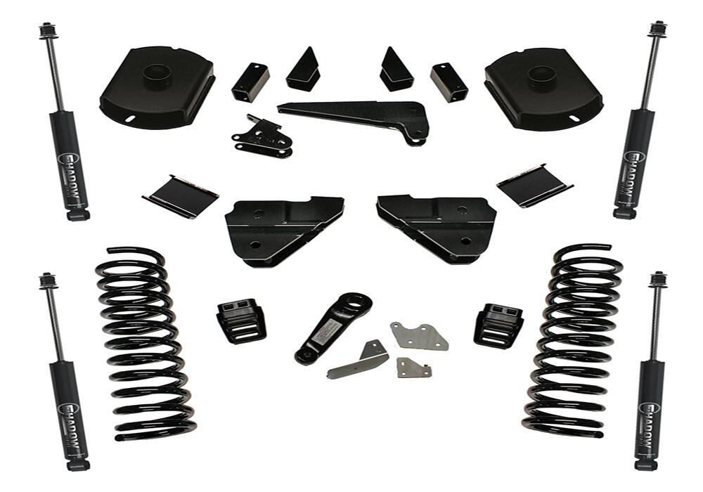 4 Inch Lift Kit 2014-2018 Ram 2500 4WD Diesel Engine with Superlift Shocks Superlift
