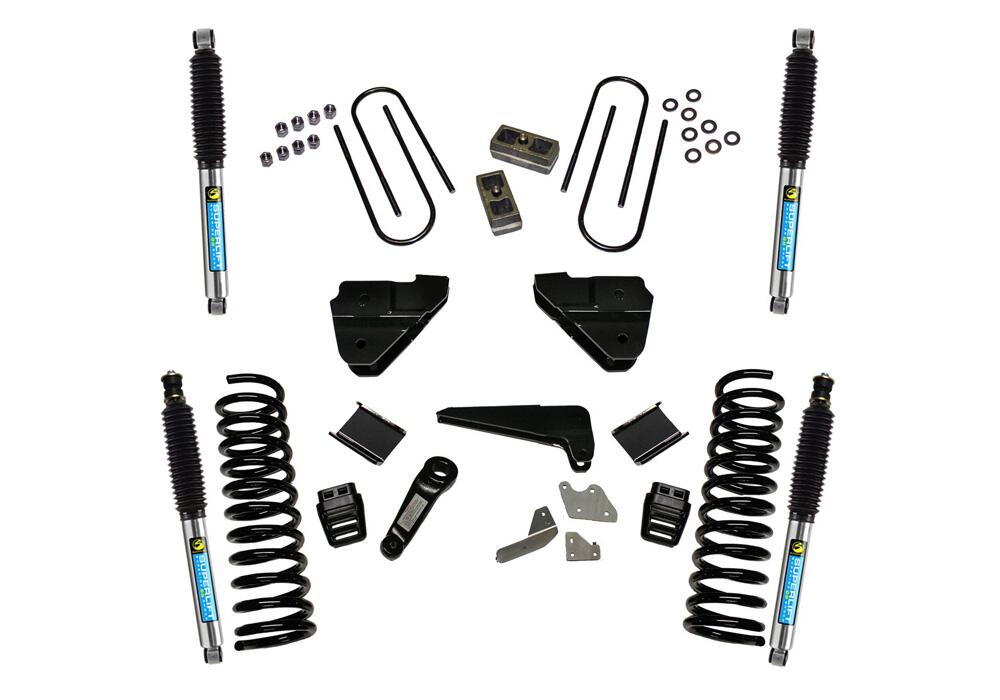 4 Inch Lift Kit 2013-2018 Dodge Ram 3500 4WD Diesel Engine with Bilstein Shocks Superlift