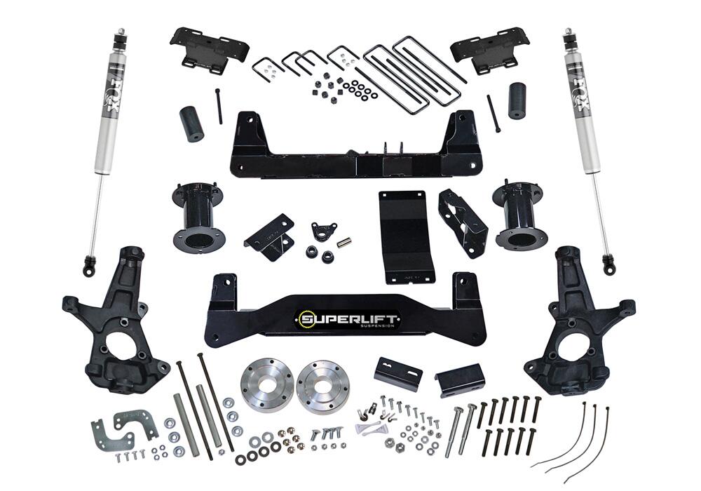 6.5 Inch Lift Kit 2007-2013 Chevy Silverado/GMC Sierra 1500 4WD with Fox 2.0 Series Shocks Superlift