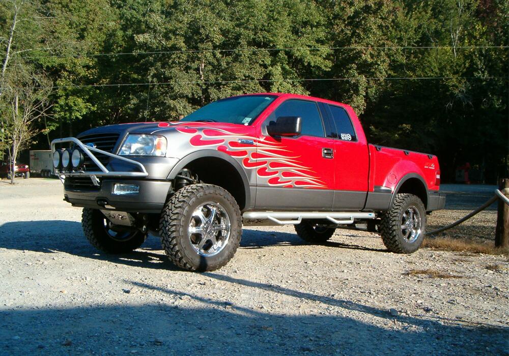 4.5 Inch Lift Kit 2004-2008 Ford F-150 4WD with Bilstein Rear Shocks Superlift