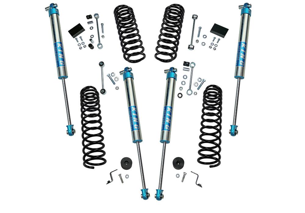 2.5 Inch Dual Rate Coil Lift Kit 2018-2025 Jeep Wrangler JL Unlimited Including Rubicon with King Shocks Superlift