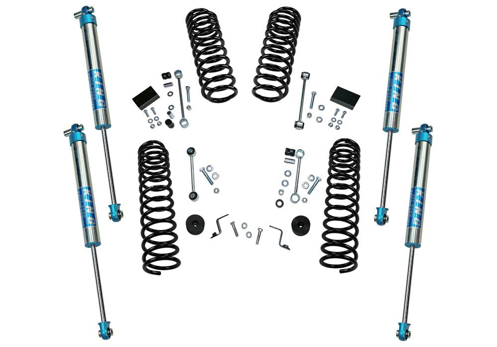 2.5 Inch Dual Rate Coil Lift Kit 2018-2025 Jeep Wrangler JL 2-Door Including Rubicon with King Shocks Superlift
