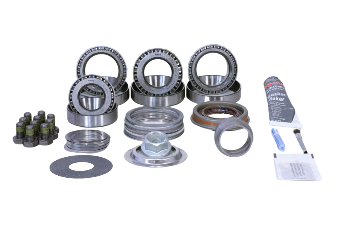 Dana 44 Front Axle Wrangler JK Rubicon Ring and Pinion Koyo Bearing Master Install Kit Revolution Gear