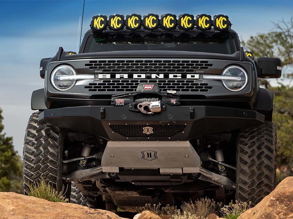21-23 Bronco Hoss 1.0 Pkg 1.375-3 Inch Lift Stage 2 Suspension System Tubular Icon Vehicle Dynamics
