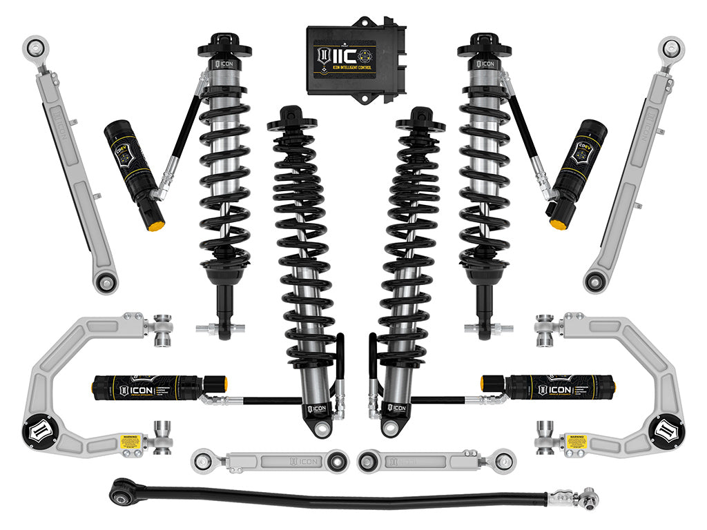 21-23 Bronco Non-Sasquatch 3-4 Inch Lift Stage 8 Suspension System Billet UCA Heavy Rate Rear Spring Icon Vehicle Dynamics