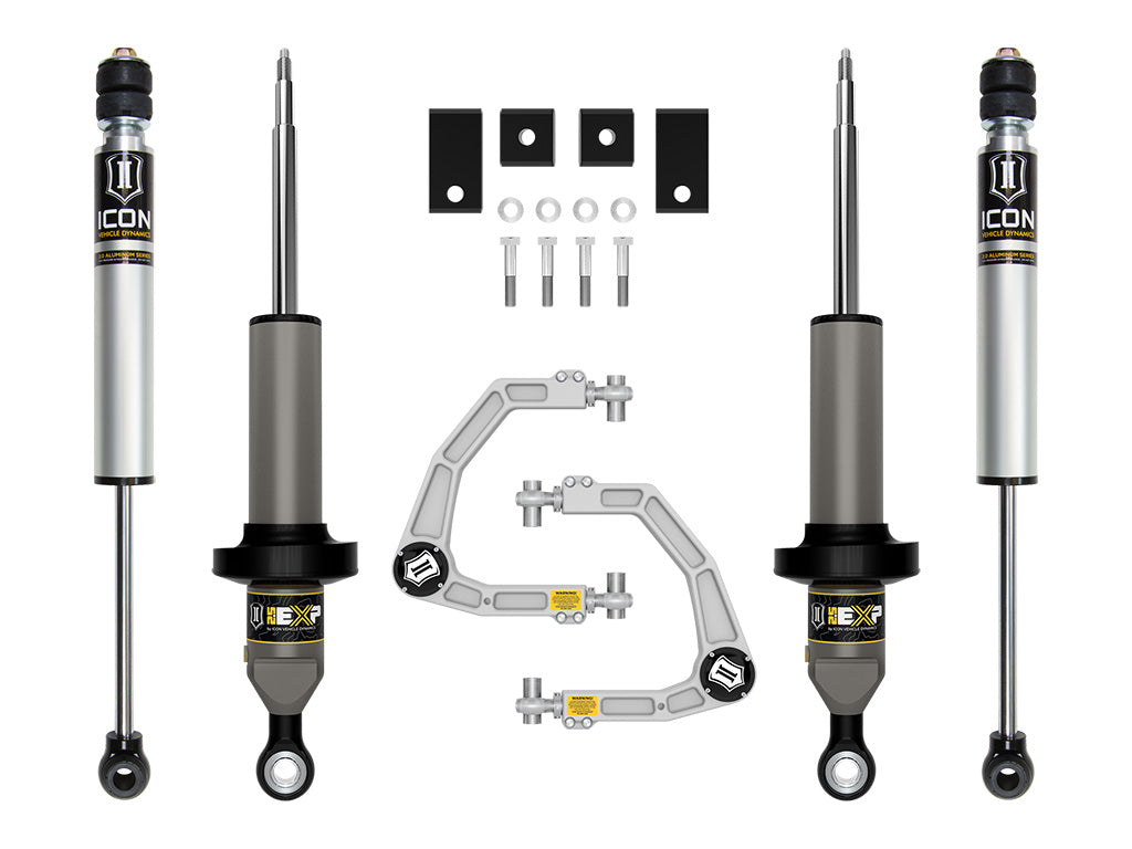 2022-2025 Toyota Tundra 0-3 Inch Lift Stage 2 2.5 Exp Suspension System Billet Icon Vehicle Dynamics