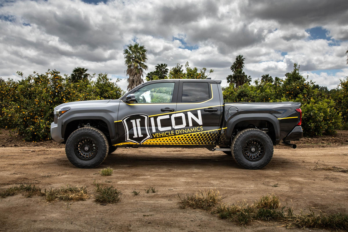 2024-2025 Toyota Tacoma 1.25-3 Inch Lift Stage 6 Suspension System Billet Triple Rate Rear Springs Icon Vehicle Dynamics