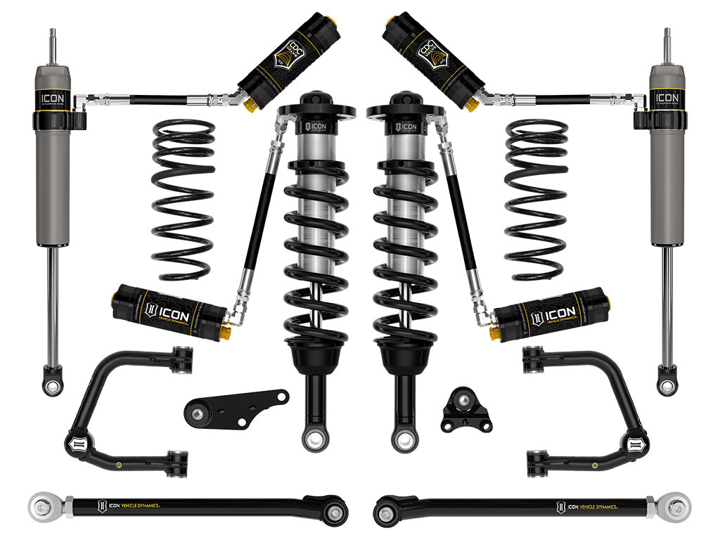 2024-2025 Toyota Tacoma 1.25-3 Inch Lift Suspension System Tubular Icon Vehicle Dynamics