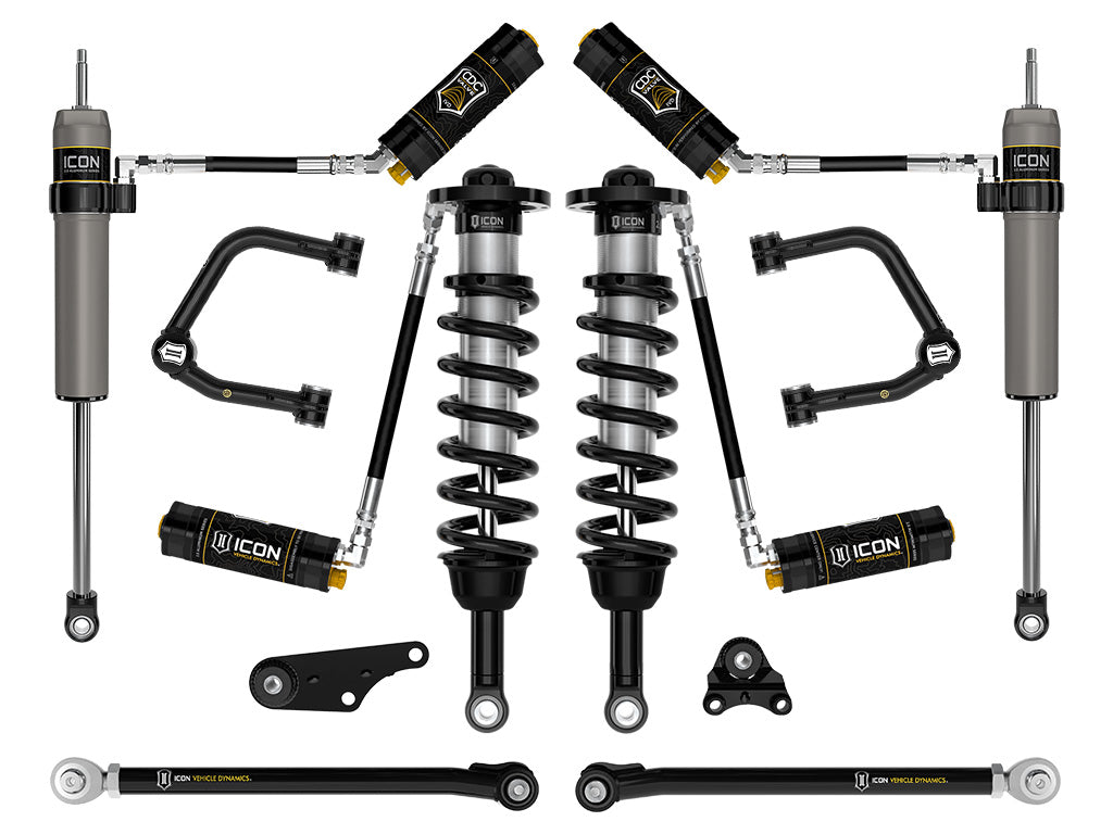 2024-2025 Toyota Tacoma 1.25-3 Inch Lift Stage 8 Suspension System Tubular Icon Vehicle Dynamics