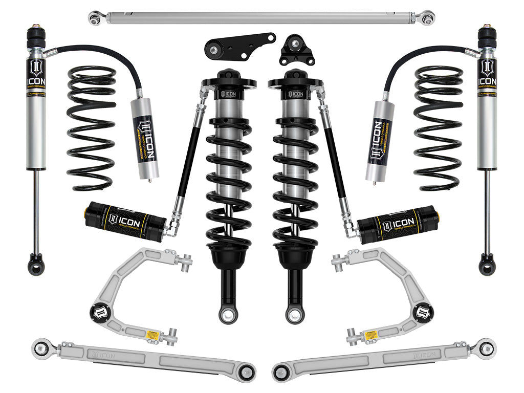 2025 Toyota 4Runner 4WD 1.25-3 Inch Lift Stage 4 Suspension System Billet Icon Vehicle Dynamics