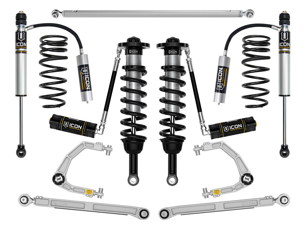 ICON 2025-2026 Toyota 4Runner 2WD, 1.25-3" Lift, Stage 4 Suspension System, Billet