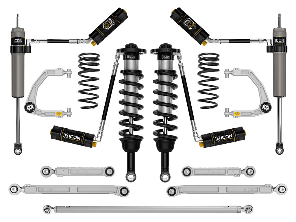 ICON 2025-2026 Toyota 4Runner 2WD, 1.25-3" Lift, Stage 10 Suspension System, Billet