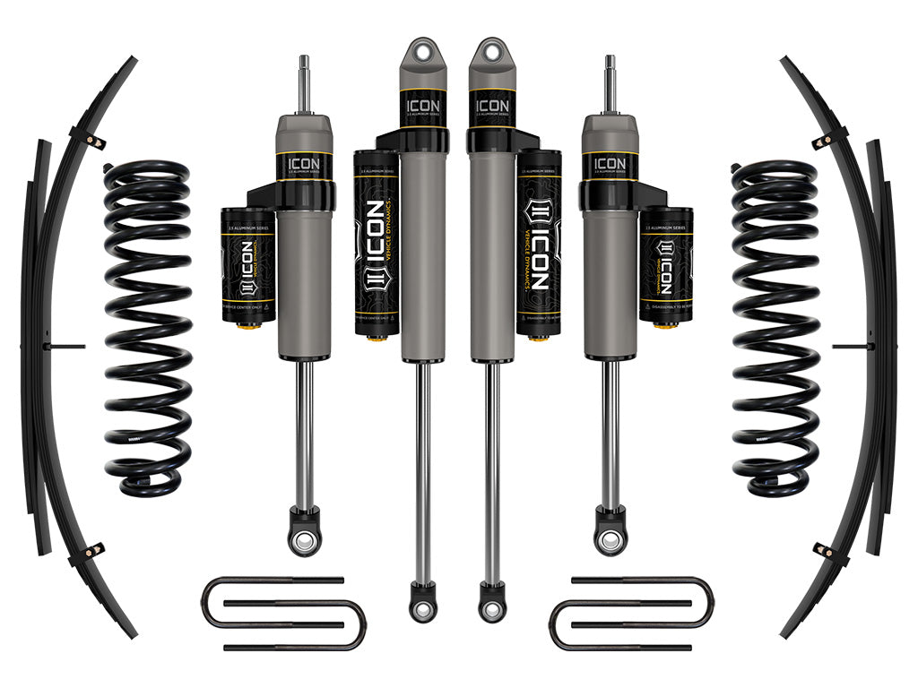 2017-2019 Ford F-250/F-350 4WD Diesel 2.5 Inch Lift Suspension System W/ Expansion Packs Icon Vehicle Dynamics